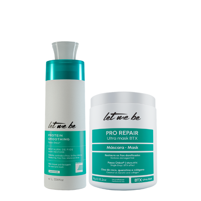 Protein Smoothing Single Step Step | 1L + BTX PRO REPAIR ULTRA MASK | 1kg