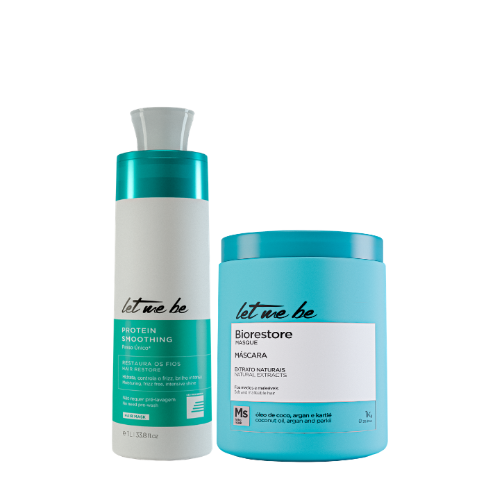 Protein Smoothing Single Step Step | 1L + Ultra Moisturizing Biorestore Mask | 1kg
