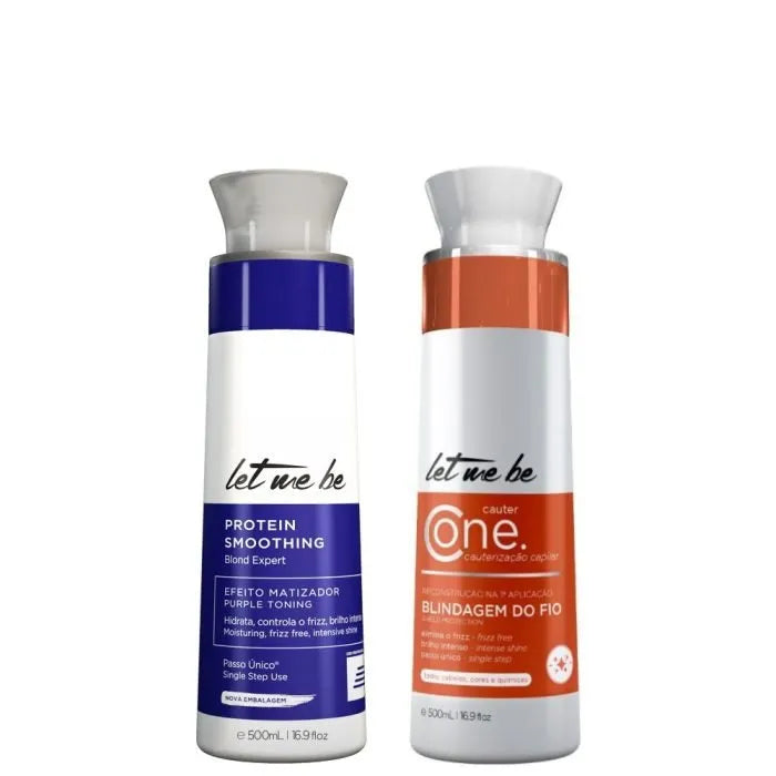 Blond Expert Step Step Straightening | 500ml + Cauter One Cauterization - Let Me Be | 500ml