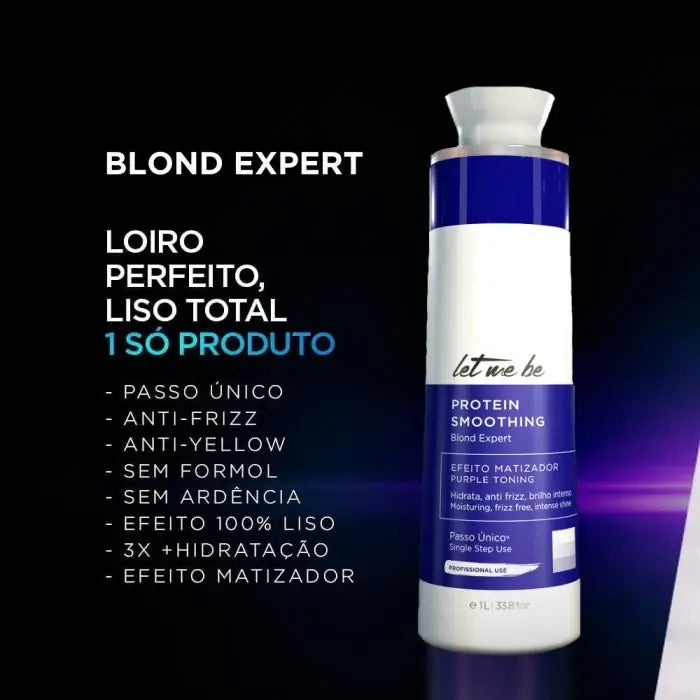 Straightening Protein Smoothing Blond Expert Step Step | 1L