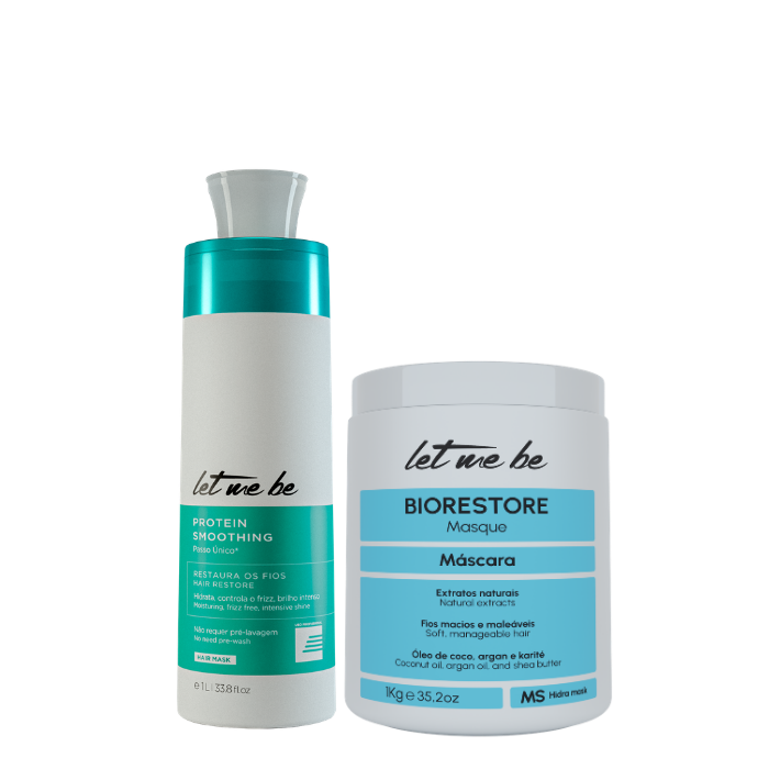 Protein Smoothing Single Step Step | 1L + Ultra Moisturizing Biorestore Mask | 1kg