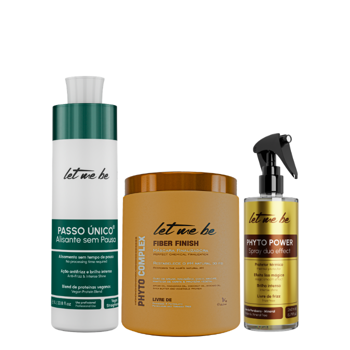 PHYTO DETOX Preparatory Shampoo | 1L + Phyto Complex Straightening | 1L