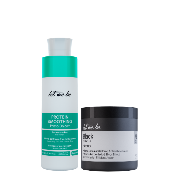 Protein Smoothing Single Step Step | 500ml + Black mask - gray effect | 500g