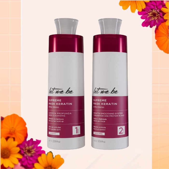 Supreme Straightening Kit Mask Keratin | 2x1L