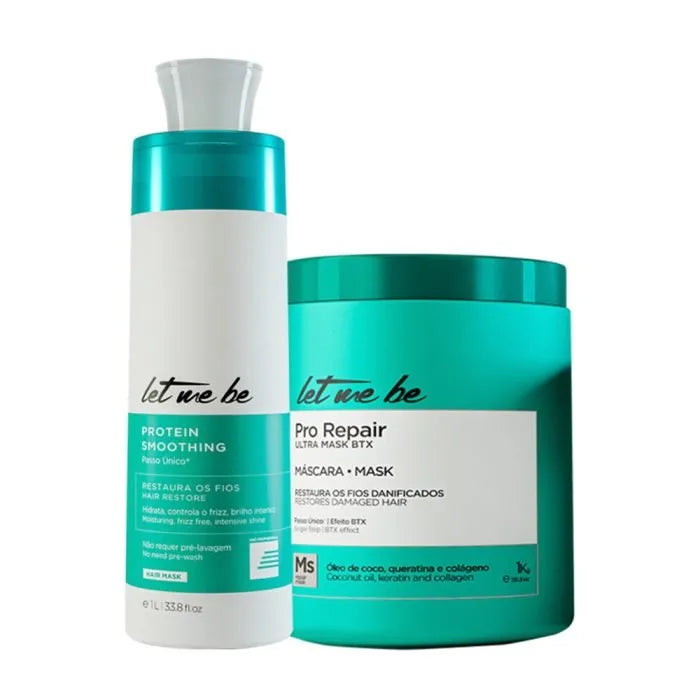 Protein Smoothing Single Step | 1L + Btx Pro Repair Ultra Mask | 1Kg